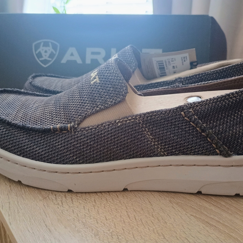 Ariat Blue Slip-On Loafers - Picture 2 of 6